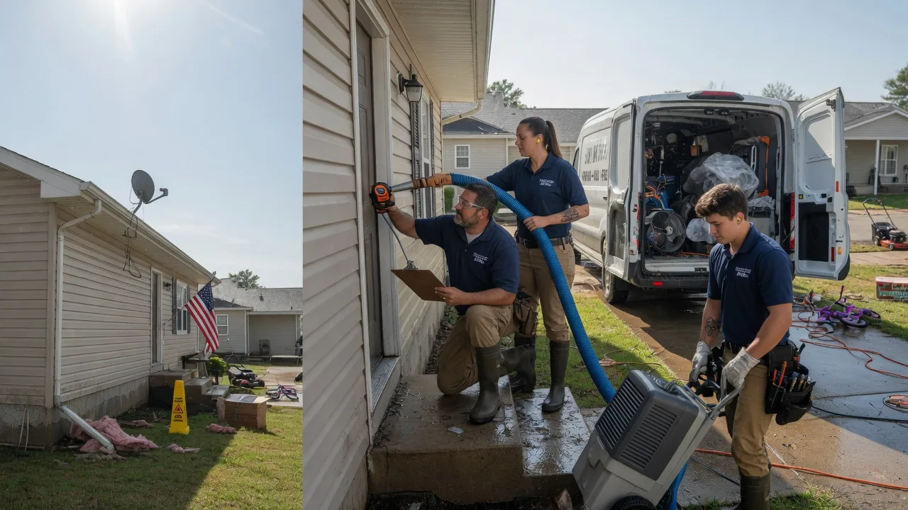 Ceiling Water Damage Restoration in Pyatt, AR near me